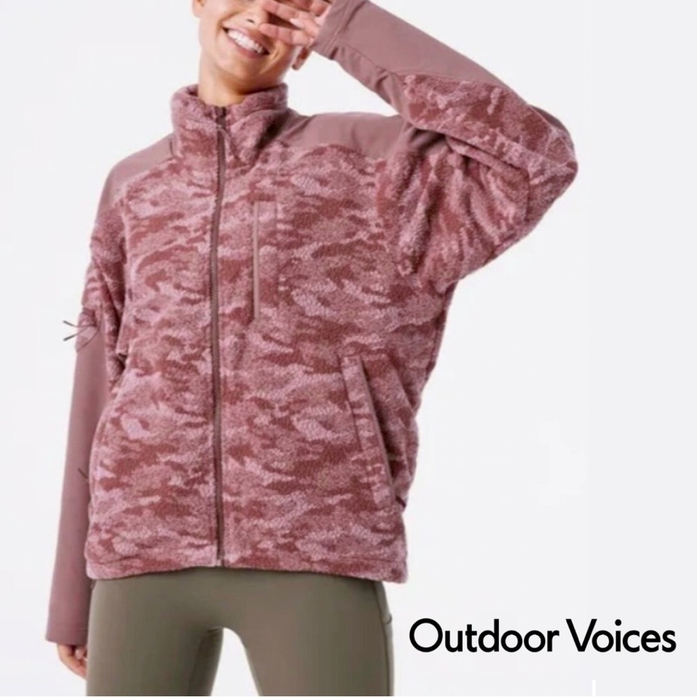 Outdoor Voices Primo Fleece Full Zip Jacket